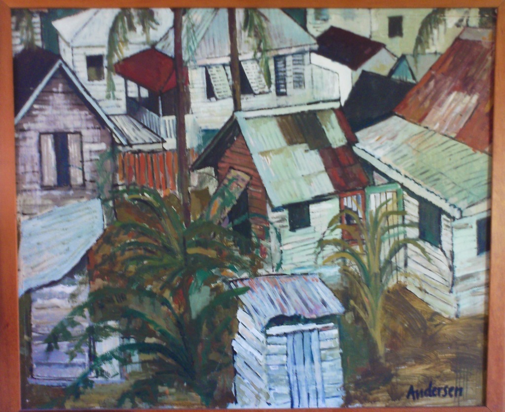 Kitty Roofs, Georgetown Guyana circa 1966